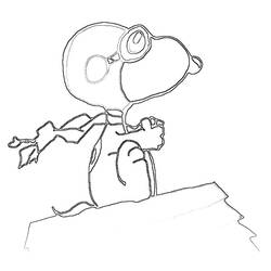Disegno da colorare: Snoopy (Cartoni animati) #27110 - Pagine da Colorare Stampabili Gratuite