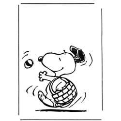 Disegno da colorare: Snoopy (Cartoni animati) #27125 - Pagine da Colorare Stampabili Gratuite
