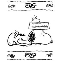 Disegno da colorare: Snoopy (Cartoni animati) #27130 - Pagine da Colorare Stampabili Gratuite