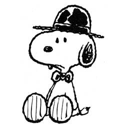 Disegno da colorare: Snoopy (Cartoni animati) #27166 - Pagine da Colorare Stampabili Gratuite