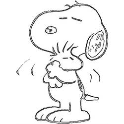 Disegno da colorare: Snoopy (Cartoni animati) #27168 - Pagine da Colorare Stampabili Gratuite