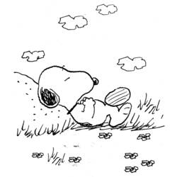 Disegno da colorare: Snoopy (Cartoni animati) #27182 - Pagine da Colorare Stampabili Gratuite