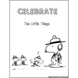 Disegno da colorare: Snoopy (Cartoni animati) #27214 - Pagine da Colorare Stampabili Gratuite