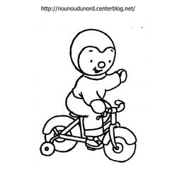 Disegno da colorare: T'choupi e Doudou (Cartoni animati) #34116 - Pagine da Colorare Stampabili Gratuite