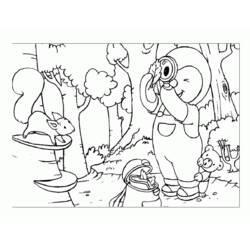 Disegno da colorare: T'choupi e Doudou (Cartoni animati) #34212 - Pagine da Colorare Stampabili Gratuite