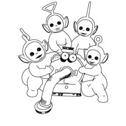 Disegno da colorare: Teletubbies (Cartoni animati) #49663 - Pagine da Colorare Stampabili Gratuite