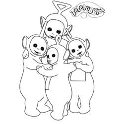 Disegno da colorare: Teletubbies (Cartoni animati) #49664 - Pagine da Colorare Stampabili Gratuite