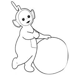 Disegno da colorare: Teletubbies (Cartoni animati) #49696 - Pagine da Colorare Stampabili Gratuite