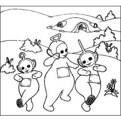 Disegno da colorare: Teletubbies (Cartoni animati) #49720 - Pagine da Colorare Stampabili Gratuite