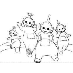 Disegno da colorare: Teletubbies (Cartoni animati) #49739 - Pagine da Colorare Stampabili Gratuite