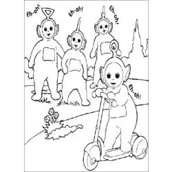 Disegno da colorare: Teletubbies (Cartoni animati) #49752 - Pagine da Colorare Stampabili Gratuite