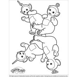 Disegno da colorare: Teletubbies (Cartoni animati) #49759 - Pagine da Colorare Stampabili Gratuite