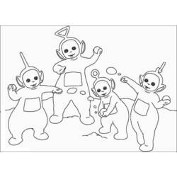 Disegno da colorare: Teletubbies (Cartoni animati) #49838 - Pagine da Colorare Stampabili Gratuite