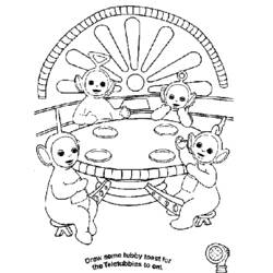 Disegno da colorare: Teletubbies (Cartoni animati) #49844 - Pagine da Colorare Stampabili Gratuite