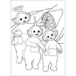 Disegno da colorare: Teletubbies (Cartoni animati) #49917 - Pagine da Colorare Stampabili Gratuite