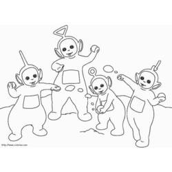 Disegno da colorare: Teletubbies (Cartoni animati) #49926 - Pagine da Colorare Stampabili Gratuite