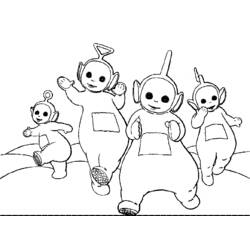 Disegno da colorare: Teletubbies (Cartoni animati) #49929 - Pagine da Colorare Stampabili Gratuite