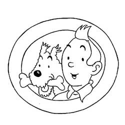 Disegno da colorare: Tintin (Cartoni animati) #25709 - Pagine da Colorare Stampabili Gratuite
