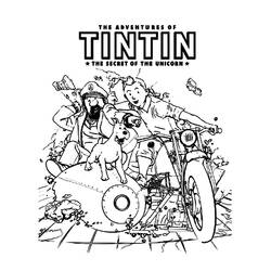 Disegno da colorare: Tintin (Cartoni animati) #25715 - Pagine da Colorare Stampabili Gratuite