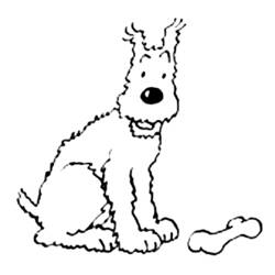 Disegno da colorare: Tintin (Cartoni animati) #25716 - Pagine da Colorare Stampabili Gratuite