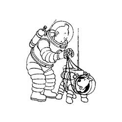 Disegno da colorare: Tintin (Cartoni animati) #25725 - Pagine da Colorare Stampabili Gratuite