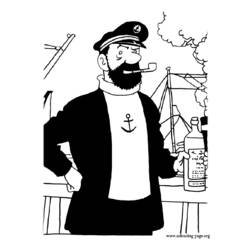Disegno da colorare: Tintin (Cartoni animati) #25733 - Pagine da Colorare Stampabili Gratuite