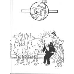 Disegno da colorare: Tintin (Cartoni animati) #25777 - Pagine da Colorare Stampabili Gratuite