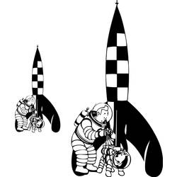 Disegno da colorare: Tintin (Cartoni animati) #25786 - Pagine da Colorare Stampabili Gratuite