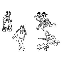 Disegno da colorare: Tintin (Cartoni animati) #25882 - Pagine da Colorare Stampabili Gratuite