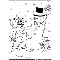 Disegno da colorare: Tom e Jerry (Cartoni animati) #24198 - Pagine da Colorare Stampabili Gratuite