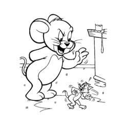 Disegno da colorare: Tom e Jerry (Cartoni animati) #24203 - Pagine da Colorare Stampabili Gratuite