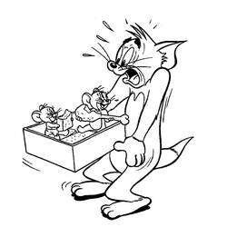 Disegno da colorare: Tom e Jerry (Cartoni animati) #24204 - Pagine da Colorare Stampabili Gratuite