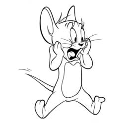 Disegno da colorare: Tom e Jerry (Cartoni animati) #24206 - Pagine da Colorare Stampabili Gratuite