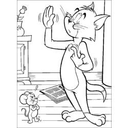 Disegno da colorare: Tom e Jerry (Cartoni animati) #24208 - Pagine da Colorare Stampabili Gratuite
