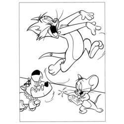 Disegno da colorare: Tom e Jerry (Cartoni animati) #24211 - Pagine da Colorare Stampabili Gratuite