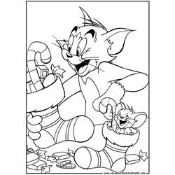 Disegno da colorare: Tom e Jerry (Cartoni animati) #24216 - Pagine da Colorare Stampabili Gratuite