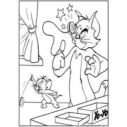 Disegno da colorare: Tom e Jerry (Cartoni animati) #24222 - Pagine da Colorare Stampabili Gratuite