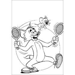 Disegno da colorare: Tom e Jerry (Cartoni animati) #24231 - Pagine da Colorare Stampabili Gratuite