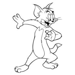 Disegno da colorare: Tom e Jerry (Cartoni animati) #24239 - Pagine da Colorare Stampabili Gratuite