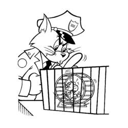 Disegno da colorare: Tom e Jerry (Cartoni animati) #24241 - Pagine da Colorare Stampabili Gratuite