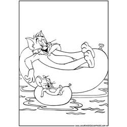 Disegno da colorare: Tom e Jerry (Cartoni animati) #24244 - Pagine da Colorare Stampabili Gratuite