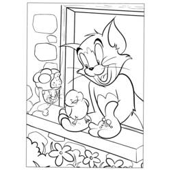 Disegno da colorare: Tom e Jerry (Cartoni animati) #24248 - Pagine da Colorare Stampabili Gratuite