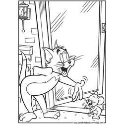 Disegno da colorare: Tom e Jerry (Cartoni animati) #24256 - Pagine da Colorare Stampabili Gratuite