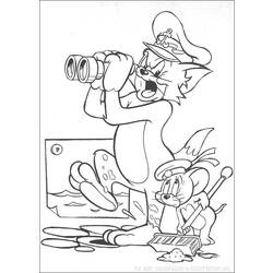 Disegno da colorare: Tom e Jerry (Cartoni animati) #24257 - Pagine da Colorare Stampabili Gratuite