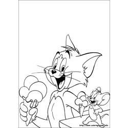 Disegno da colorare: Tom e Jerry (Cartoni animati) #24263 - Pagine da Colorare Stampabili Gratuite