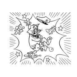 Disegno da colorare: Tom e Jerry (Cartoni animati) #24280 - Pagine da Colorare Stampabili Gratuite