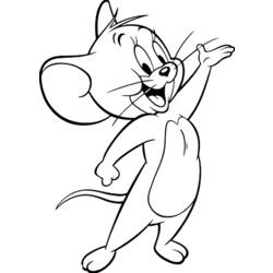 Disegno da colorare: Tom e Jerry (Cartoni animati) #24305 - Pagine da Colorare Stampabili Gratuite