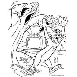 Disegno da colorare: Tom e Jerry (Cartoni animati) #24309 - Pagine da Colorare Stampabili Gratuite