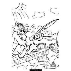 Disegno da colorare: Tom e Jerry (Cartoni animati) #24316 - Pagine da Colorare Stampabili Gratuite