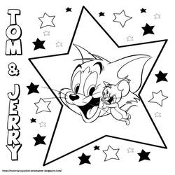 Disegno da colorare: Tom e Jerry (Cartoni animati) #24318 - Pagine da Colorare Stampabili Gratuite